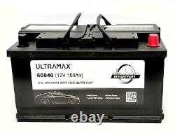 Campervan AGM LP100 Low Height Leisure Deep Cycle Battery 12v 100ah