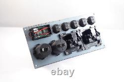 Campervan Camper Switch Panel 12V/240V USB Battery Monitor Split Charger Silver