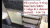 Campervan Electrolux 3 Way Fridge Unit Install Vw T4 Camper 12v 240v Gas Fridge Installation