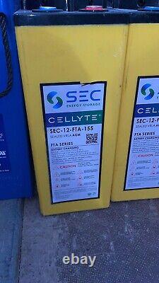 Cellyte Sec 12-fta 155ah Solar/leisure Batteries