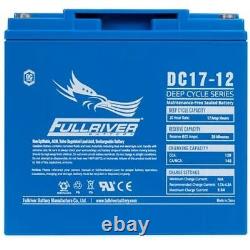 DC17-12 FullRiver DC Series Deep Cycle AGM Leisure Battery 17Ah