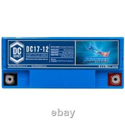 DC17-12 FullRiver DC Series Deep Cycle AGM Leisure Battery 17Ah