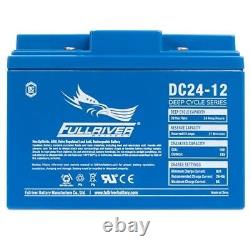 DC24-12 FullRiver DC Series Deep Cycle AGM Leisure Battery 24Ah