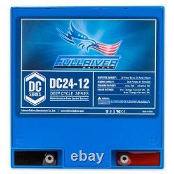 DC24-12 FullRiver DC Series Deep Cycle AGM Leisure Battery 24Ah