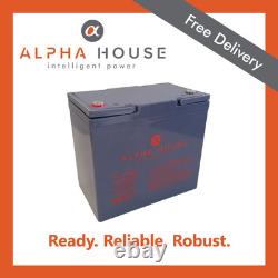DISCOUNTED 12V 55Ah AGM Battery Mobility Leisure Solar Marine UPS AH12-55