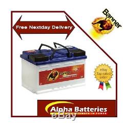 Deal Pair 12v Banner 110ah Energy Bull Ultra Deep Cycle Leisure Battery (95751)