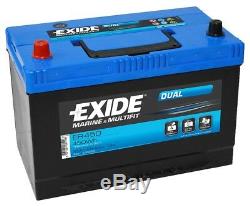 Deep Cycle Battery 12V 95AH ER450 EXIDE Best Leisure Battery Brand in Europe
