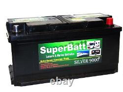 Deep Cycle Leisure Battery 12V 130AH (110AH) HL500 Caravan Motorhome Marine Boat