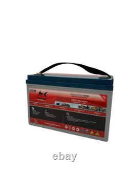 Deep Cycle Leisure Battery 12V 130AH PR12-130-AGM Caravan Motorhome Marine Boat
