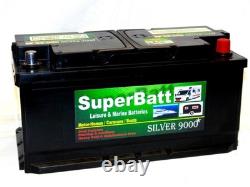 Deep Cycle Leisure Battery 12v 100ah Caravan Motorhome Marine Boat Sb Lh100 +