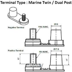 Dual Purpose Battery 12V 100Ah, Heavy Duty Battery for Leisure Applications