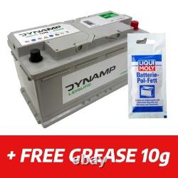 Dynamp AGM DMA-105 Leisure Battery 12V 95Ah (C100) + Free Clamp Grease