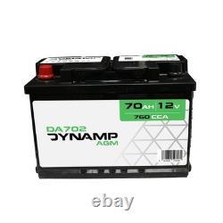 Dynamp DA702 AGM 12V 70Ah All-Purpose Leisure and Standby Battery