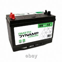 Dynamp XV27MF Leisure Battery 12V 95Ah Fits Caravans/RVs/Solar
