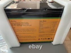ECO-WORTHY 12V 100AH Lithium Leisure Battery LiFePO4 Bluetooth Caravan Camping
