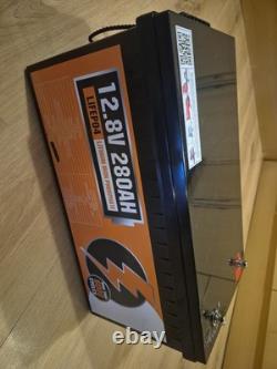 ECO-WORTHY 12V 280Ah LiFePO4 Lithium Leisure Battery Bluetooth Motorhome Caravan