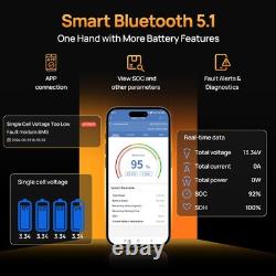 ECO-WORTHY 12V 280Ah LiFePO4 Lithium Leisure Battery Bluetooth Motorhome Caravan