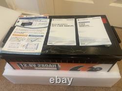 ECO-WORTHY 12V 280Ah LiFePO4 Lithium Leisure Battery Bluetooth Motorhome Caravan