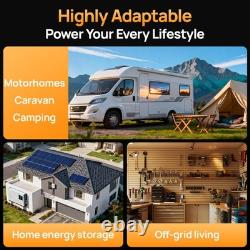 ECO-WORTHY 12V 280Ah LiFePO4 Lithium Leisure Battery Bluetooth Motorhome Caravan