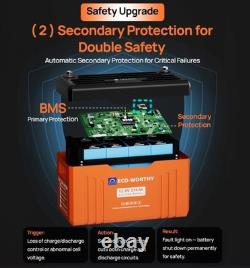 ECO-WORTHY 12V 314Ah LiFePO4 Leisure Battery Bluetooth Low Temp Caravan Van