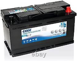 EP800 AGM 12V Leisure Marine Battery Low Box 2 Year Guarantee 95AH 850CCA Exide