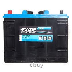ER650 12V Leisure Marine Battery 142AH 850CCA 1/1 Replacement Spare By Exide