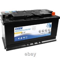 ES900 Exide G80 Marine and Multifit Gel Leisure Battery 80Ah (replaces G80)