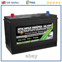 EXL110 Enduroline Leisure Marine Battery 110Ah