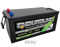 EXV240 Enduroline Heavy Duty Calcium Leisure Battery 12V
