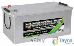 EXV270 Enduroline Heavy Duty Calcium Leisure Battery 12V