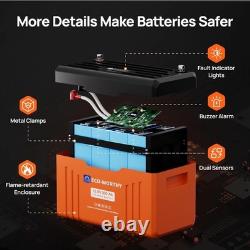 Eco Worthy 300ah Battery 12V Lithium LiFePO4 Deep Cycle Leisure Battery