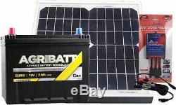 Electric Fence Solar Battery Kit ELB60 12V 51Ah