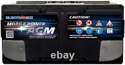 Electronicx Mobile Edition Battery AGM 120 AH 12V Leisure Supply Battery