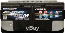 Electronicx Portable Edition Battery AGM 120AH 12V Supply Battery Leisure