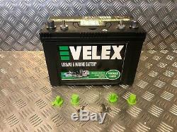 Evelex 12v 90ah Hd Ultra Deep Cycle Extra Long Life Leisure Battery