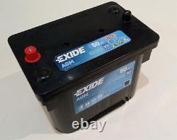 Exide EK508 12V 50Ah 800EN AGM Orbital Spiral battery Leisure Marine Deep Cycle