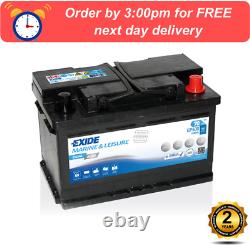 Exide EP600 DUAL AGM Leisure Marine Battery