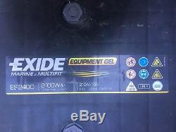 Exide ES2400 12V 210Ah Battery En (A)460 Leisure Battery Boat Caravan Solar Gel