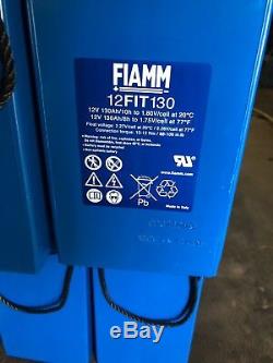 FIAMM monolite AGM Deep cycle 12v batteries 12FIT130. BOAT, OFFGRID, LEISURE, SOLAR