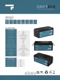 Fogstar 12v Lithium Drift ECO 460Ah Battery OffGrid Leisure MOTORHOME