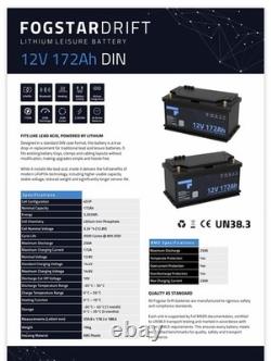 Fogstar Drift 172Ah 12v Lithium Leisure Battery? DIN FIT HEATED FAST
