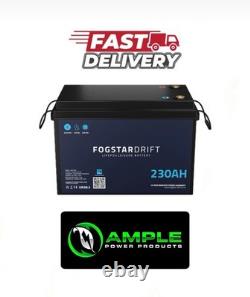 Fogstar Drift 230Ah 12V LiFePO4 Off Grid Leisure Lithium Battery Bluetooth