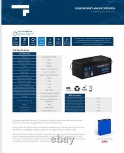 Fogstar Drift 460Ah 12V LiFePO4 Off-Grid Leisure Lithium Battery BMS Bluetooth