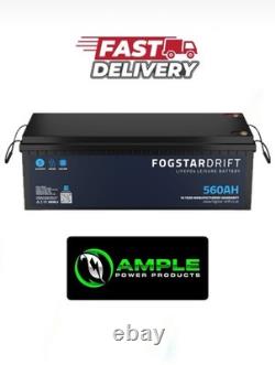 Fogstar Drift 560Ah 12V Lithium Battery Off Grid Leisure Motorhome Boat