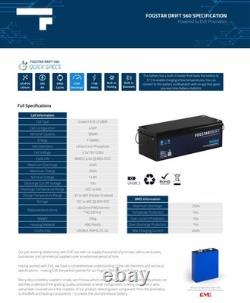 Fogstar Drift 560Ah 12V Lithium Battery Off Grid Leisure Motorhome Boat