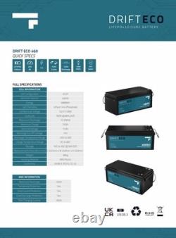 Fogstar Drift ECO 12V Lithium Battery Leisure 460Ah 5888WH Bluetooth