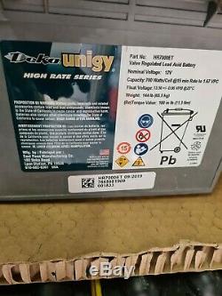 Four Deka Unigy High Rated 200ah (12kw) Leisure Off Grid Agm Solar Batteries