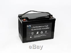 GOLithium GL-12100 12v 100AH Leisure, Solar, Wind and Off-grid LiFePO4 Battery