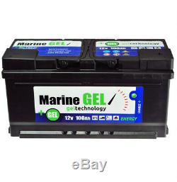 Gel Battery 100Ah Navy Bootbatterie Boat 12V Maintenance-Free Battery B