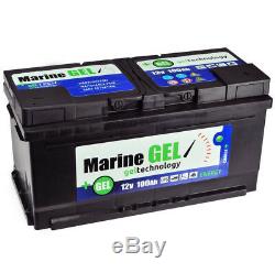 Gel Battery 100Ah Navy Bootbatterie Boat 12V Maintenance-Free Battery B